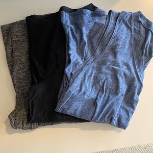 Set of 3 Beyond Yoga All About It Split Back Tanks